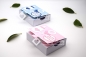 Preview: Geldgeschenkbox Baby Geburt | Matchbox | Motiv: Babyrassel Babyflasche | rosa oder blau