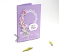 Preview: C6 Karte Geburtstag | Geburtstagskarte | Glückwunschkarte | Motiv: floral | flieder weiß | Art. Nr. 02000402