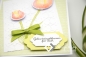 Preview: C6 Karte Geburtstag | Geburtstagskarte | Glückwunschkarte | Motiv: Tulpen | limette grün weiß | Art. Nr. 02000604