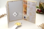 Preview: Gutscheinkarte Geburtstag | Geldkarte | Geburtstagskarte | Motiv: Blätter | creme | Art. 02010001
