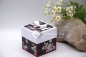 Preview: Explosionsbox Geburtstag personalisierbar | Geldgeschenk | Torte eckig l | Motiv: Blumen floral | rot weiß | Art. Nr. 02020203 20 60 30 50 40