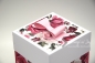 Preview: Explosionsbox Geburtstag | Geldgeschenk | Zierschachtel | Motiv: Rosen | fuchsia pink | Art. Nr. 02020306 20 60 30 50 40