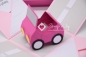 Preview: Explosionsbox Geburtstag Führerschein | Geldgeschenk | Auto | Motiv: Mauerwerk | rosa pink weiß | Art. Nr. 02020309 20 60 70