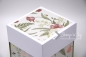 Preview: Explosionsbox Geburtstag personalisierbar ca. 7x7x7cm | Geldgeschenk | Torte eckig | Motiv: Blüten floral | olivgrün | Art. Nr. 02020609 20 60 30 70 40 50 80