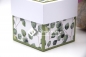 Preview: Explosionsbox Geburtstag personalisierbar | Geldgeschenk | Torte eckig | Motiv: floral Eukalyptus | olivgrün | Art. Nr. 02020613 20 60 30 70 40 50 80