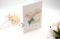 Preview: Karte Hochzeit | Hochzeitskarte | Motiv: Rosen | weiß mit orangenen Rosen | Art. Nr. 03001001