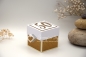 Preview: Explosionsbox Goldene Hochzeit | Geldgeschenk | Herzschachtel | Rosen floral | gold creme | Art. Nr. 03020005 50
