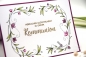 Preview: Karte Kommunion | Kommunionkarte | Glückwunschkarte Kommunion | Motiv: Blumen floral | brombeere weiß | Art. Nr. 04000401