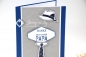 Preview: Karte Vatertag | Dankeskarte | Motiv: Mann Gentleman | blau weiß | Art. Nr. 05000501