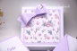 Preview: Explosionsbox Muttertag/ Runder Geburtstag | Geldgeschenk | Zierschachtel | Motiv: Blüten floral | pastell lila flieder weiß | Art. Nr. 06020402