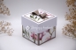 Preview: Explosionsbox Muttertag/ Runder Geburtstag | Geldgeschenk | Zierschachtel | Motiv: Blüten floral | taupe rosa | Art. Nr. 06020702