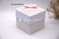 Preview: Explosionsbox Muttertag/ Runder Geburtstag | Geldgeschenk | Zierschachtel | Motiv: Ornamente | weiß rosa | Art. Nr. 06021001