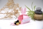 Preview: Gastgeschenk Ostern personalisierbar ca. 5x5x4,5cm | Goodie Ostergeschenk | Zierschachtel | Motiv: Hasenohren | Art. Nr. 07059002