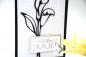 Preview: C6 Karte Trauer | Kondolenzkarte | Motiv: Lilie | schwarz weiß | Art. Nr. 09000902