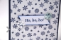 Preview: Karte Weihnachten | Weihnachtskarte | Motiv: Schneeflocken | blau weiß | Art. Nr. 10000503