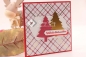 Preview: Gutschein Karte Weihnachten | Karte | Geldkarte | Weihnachtskarte | Motiv: gestreift | rot | Art. Nr. 10010206