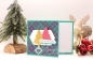 Preview: Gutschein Karte Weihnachten | Karte | Geldkarte | Weihnachtskarte | Motiv: gestreift | tannengrün | Art. Nr. 10010603