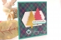 Preview: Gutschein Karte Weihnachten | Karte | Geldkarte | Weihnachtskarte | Motiv: gestreift | tannengrün | Art. Nr. 10010603