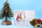 Preview: Gutschein Karte Weihnachten | Karte | Geldkarte | Weihnachtskarte | Motiv: gestreift | weiß rot | Art. Nr. 10011004