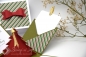 Preview: Explosionsbox Weihnachten | Geldgeschenk | 3D Tannenbaum | Motiv: gestreift | olivgrün rot | Art. Nr. 10020604