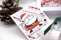Preview: Explosionsbox Weihnachten | Geldgeschenk | Zierschachtel | Motiv: Weihnachtsmann | weiß rot | Art. Nr. 10021001