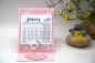Preview: Tischkalender Aufstellkalender 2022 | Motiv: floral Kirschblüten | rosa | Art. Nr. 10060303