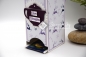 Preview: Teebeutelspender | Teespender | Teeverpackung | Motiv: floral, Weihnachten | flieder lila | Art. Nr. 10070406