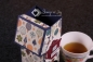 Preview: Teebeutelspender | Teespender | Teeverpackung | Motiv: Weihnachtskugeln Weihnachten | nachtblau | Art. Nr. 10070501