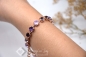 Preview: Armband mit Swarovski ® Kristallen Elements | Geldgeschenk | Kristallfarben lila | Armbandfassungfarbe rosegold | Art. Nr. 50120401