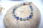 Preview: Armband mit Swarovski ® Kristallen Elements | Geldgeschenk | Kristallfarben blau | Armbandfassungfarbe rhodium | Art. Nr. 50120501