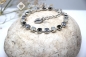 Preview: Armband mit Swarovski ® Kristallen Elements | Geldgeschenk | Kristallfarben grau | Armbandfassungfarbe rhodium | Art. Nr. 50120801