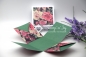 Preview: DIY Explosionsbox zum Selbstgestalten | Geldgeschenk | Motiv: Rosen floral | grün rot | Art. Nr. 90020601 20 30 60 70 50