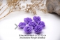 Preview: Schaumrose lila ca. 3,0-3,5cm | Foamrose | Rosenkopf | Hochzeit-Tischdekoration | Moosgummi | Motiv: Rose | lila | Art. Nr. 90900401 20 30 60 70 50