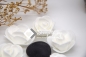 Preview: Schaumrose weiß ca. 3,0-3,5cm | Foamrose | Rosenkopf | Hochzeit-Tischdekoration | Moosgummi | Motiv: Rose | weiß | Art. Nr. 90901001 20 30 60 70 50