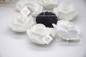 Preview: Schaumrose weiß ca. 3,0-3,5cm | Foamrose | Rosenkopf | Hochzeit-Tischdekoration | Moosgummi | Motiv: Rose | weiß | Art. Nr. 90901001 20 30 60 70 50