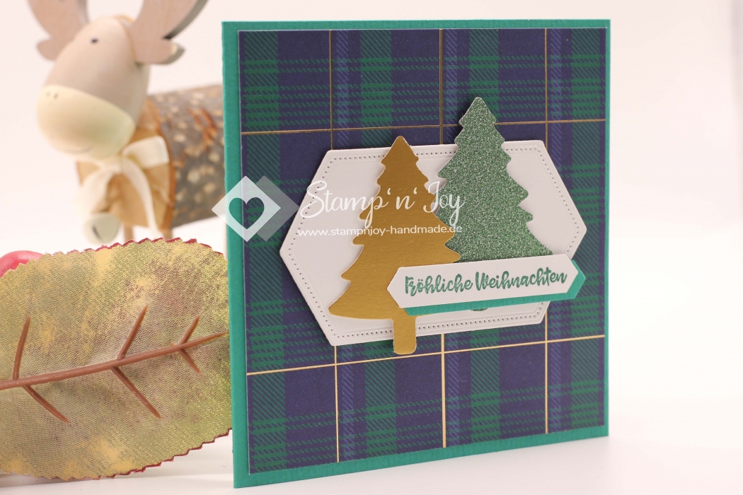 Gutschein Karte Weihnachten | Karte | Geldkarte | Weihnachtskarte | Motiv: gestreift | grün | Art. Nr. 10010601