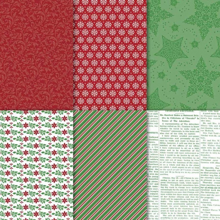 Designerpapiere 12"x12" Elegante Weihnachten Stampin' Up!® | Serie: Elegante Weihnachten | 12 Blätter | Art. Nr. 90919004 20 30 60 70 50