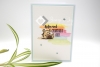C6 Karte Geburtstag | Geburtstagskarte | Glückwunschkarte | Dank | Dankeskarte | Abschluss | Motiv: Tier Regenbogen | mint weiß | Art. Nr. 02001302