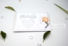C6 Gutscheinkarte Hochzeit | Geldkarte | Hochzeitskarte | Motiv: Herz, Blume orange | silber metallic | Art. 03011001-4