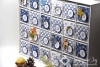 Adventskalender zum Befüllen | Weihnachtskalender | Motiv: blau weiß | Art. Nr. 10060502